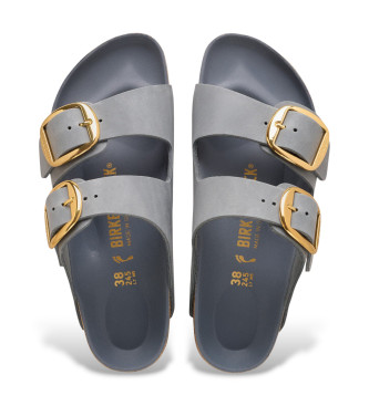 Birkenstock Arizona Big Buckle Leather Sandals azul