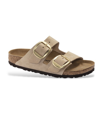 Birkenstock Arizona Big Buckle Lenb Usnjene sandale beige