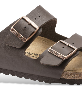 Birkenstock Sandali in Pelle Arizona Birko Flor (Vestibilità Stretta) marrone