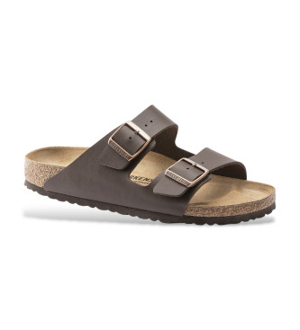 Birkenstock Sandali Arizona Birko Flor in pelle marrone