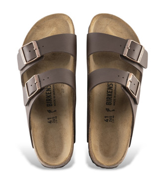 Birkenstock Sandali Arizona Birko Flor in pelle marrone