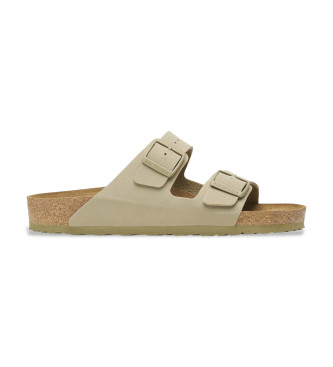 Birkenstock Sandalias de Piel Arizona Birko Flor verde