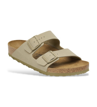 Birkenstock Sandalias de Piel Arizona Birko Flor verde