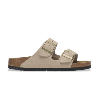 Birkenstock Skórzane sandały Arizona Leve beżowy