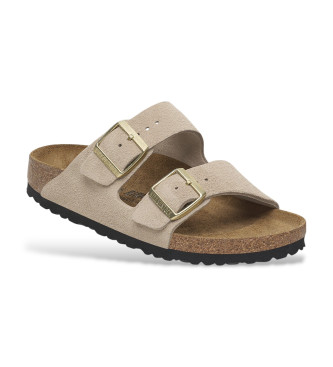 Birkenstock Skórzane sandały Arizona Leve beżowy