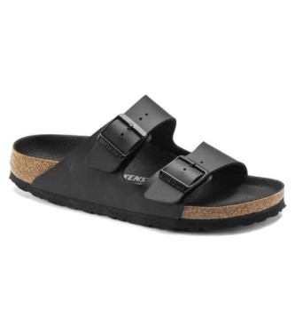 Birkenstock Skórzane sandały Arizona czarne