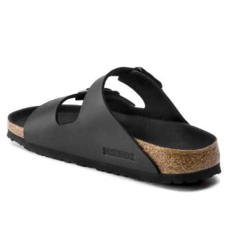 Birkenstock Arizona leren sandalen zwart