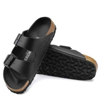 Birkenstock Skórzane sandały Arizona czarne