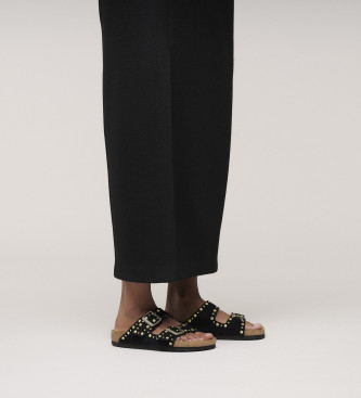 Birkenstock Arizona Rivet Leather Sandals black