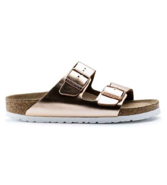 Birkenstock Arizona Soft bronze Leder Sandalen