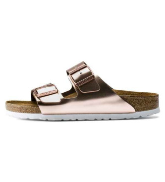 Birkenstock Sandalias de piel Arizona Soft bronce