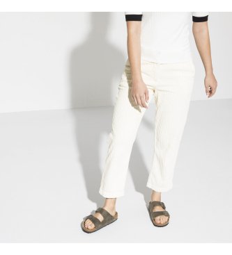 Birkenstock Sandali in pelle Arizona Soft Footbed Oiled (Vestibilità Regolare) marrone verdastro