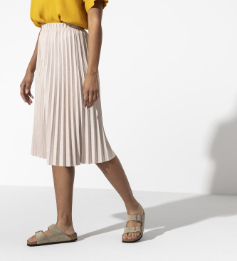 Birkenstock Sandali Arizona in morbida pelle marrone