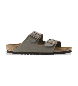 Birkenstock Arizona Stone gr sandaler i lder 