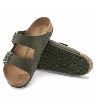 Birkenstock Arizona SYN Sandalen aus grnem Leder