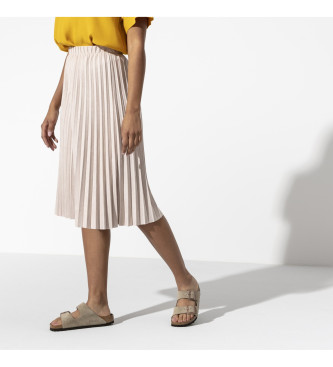 Birkenstock Usnjeni sandali Arizona v sivem odtenku