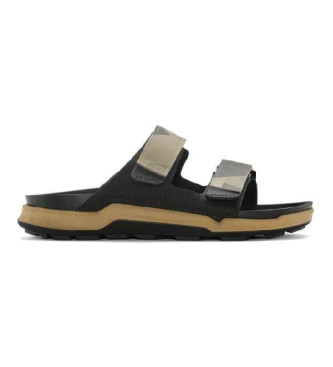 Birkenstock Sandales en cuir Atacama vertes, brunes