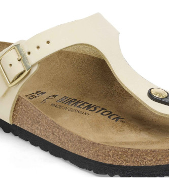 Birkenstock Gizeh beige leather sandals