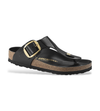 Birkenstock Leather Sandals gizeh black