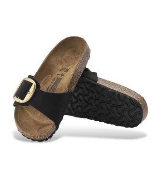 Birkenstock Madrid Big Buckle leather sandals (Narrow Fit) black