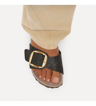 Birkenstock Sandalias Madrid Big Buckle (Ajuste Estrecho) negro