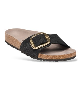 Birkenstock Sandalias Madrid Big Buckle (Ajuste Estrecho) negro