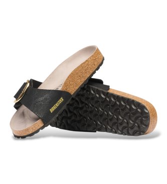 Birkenstock Sandalias Madrid Big Buckle (Ajuste Estrecho) negro