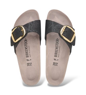 Birkenstock Sandalias Madrid Big Buckle (Ajuste Estrecho) negro