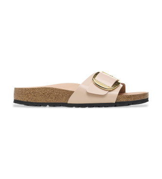 Birkenstock Madrid Big Buckle l�dersandaler beige