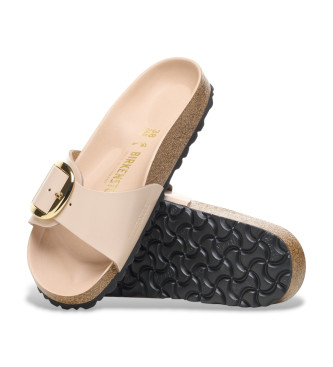 Birkenstock Madrid Big Buckle l�dersandaler beige