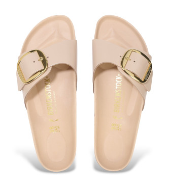 Birkenstock Madrid Big Buckle l�dersandaler beige