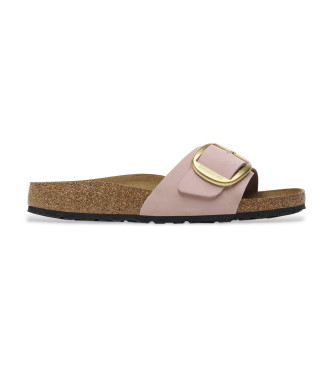 Birkenstock Leather Sandals Madrid Big Buckle pink