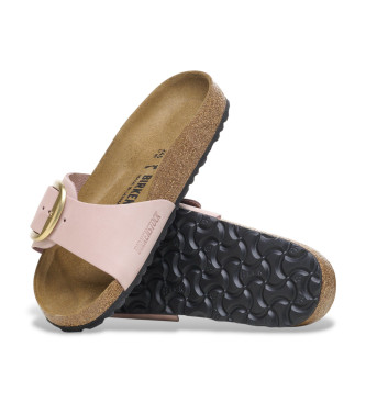 Birkenstock Leather Sandals Madrid Big Buckle pink
