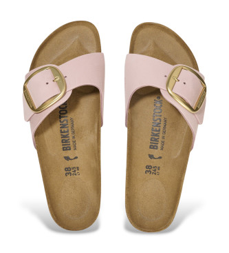 Birkenstock Leather Sandals Madrid Big Buckle pink