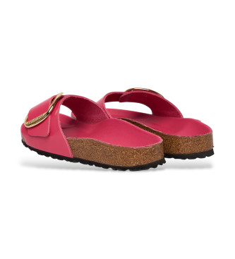 Birkenstock Leather Sandals Madrid Big Buckle pink