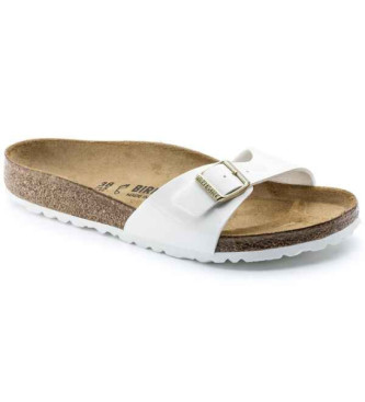 Birkenstock Skórzane sandały Madrid białe