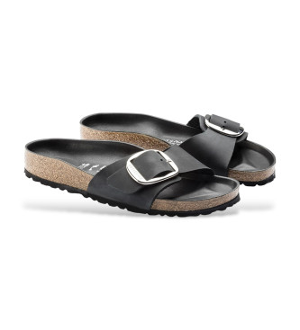Birkenstock Sandlias de couro Madrid preto