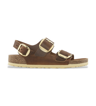 Birkenstock Braune Milano Ledersandalen