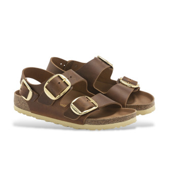 Birkenstock Braune Milano Ledersandalen