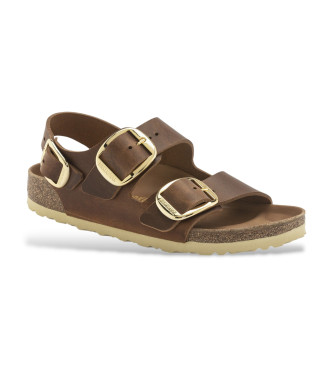 Birkenstock Braune Milano Ledersandalen