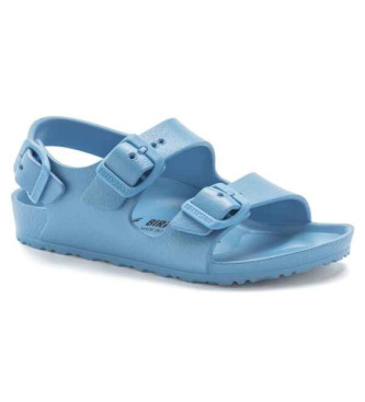 Birkenstock Sandlias Milano Essentials em pele azul