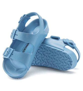 Birkenstock Skórzane sandały Milano Essentials w kolorze niebieskim