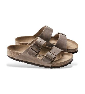 Birkenstock Normal Arizona Leoi brune ldersandaler Normal Arizona Leoi brune