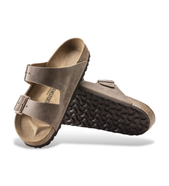 Birkenstock Normal Arizona Leoi brune ldersandaler Normal Arizona Leoi brune