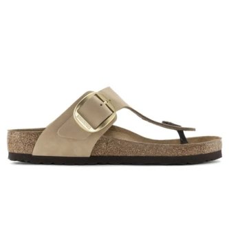 Birkenstock Sandales � grande boucle Gizeh marron
