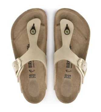 Birkenstock Sandales � grande boucle Gizeh marron