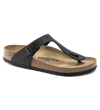 Birkenstock Sandali Gizeh Birko-Flor (Vestibilità Regolare) nero