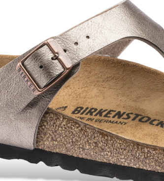 Birkenstock Sandali Gizeh Birko-Flor (Vestibilità Regolare) taupe