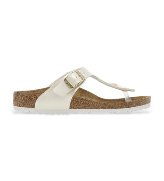 Birkenstock Sandalias Gizeh Birko Flor blanco