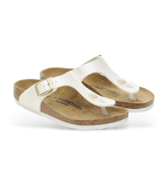 Birkenstock Sandalias Gizeh Birko Flor blanco